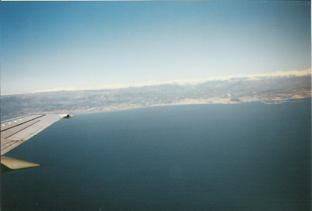 Im Anflug auf Nizza, Côte d’Azur